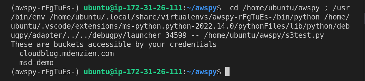 Use the Python SDK to Access Cloud Storage – AWS – UW-Milwaukee Cloud ...