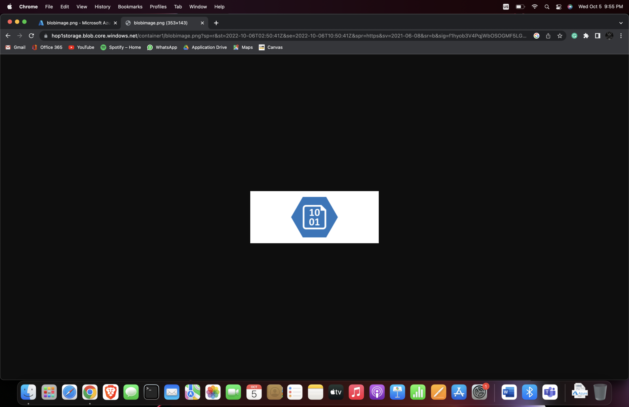 Azure Shared Access Signatures for Storage Accounts UWMilwaukee