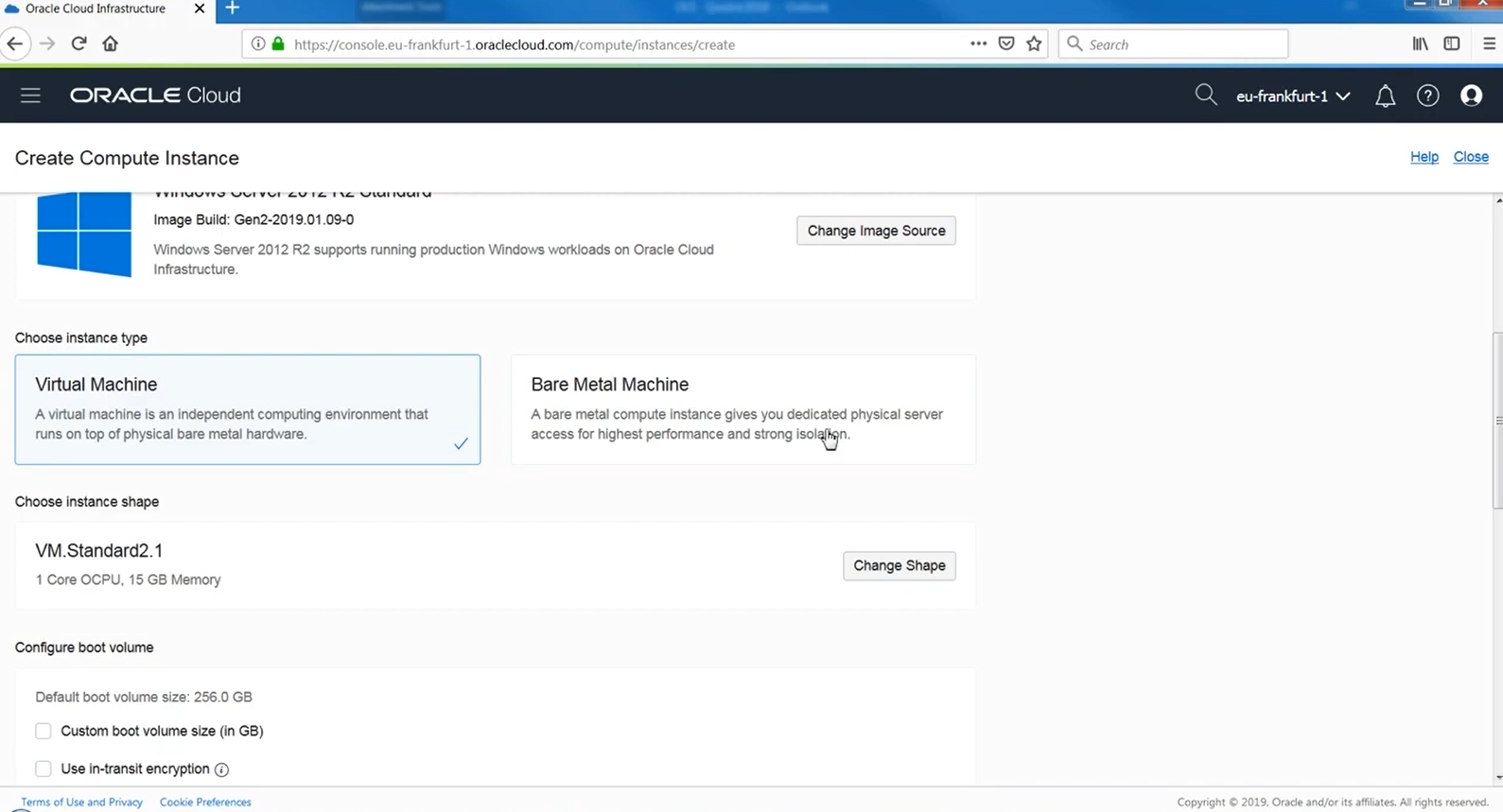 How to create a Virtual Machine in the Oracle Cloud – UW-Milwaukee ...
