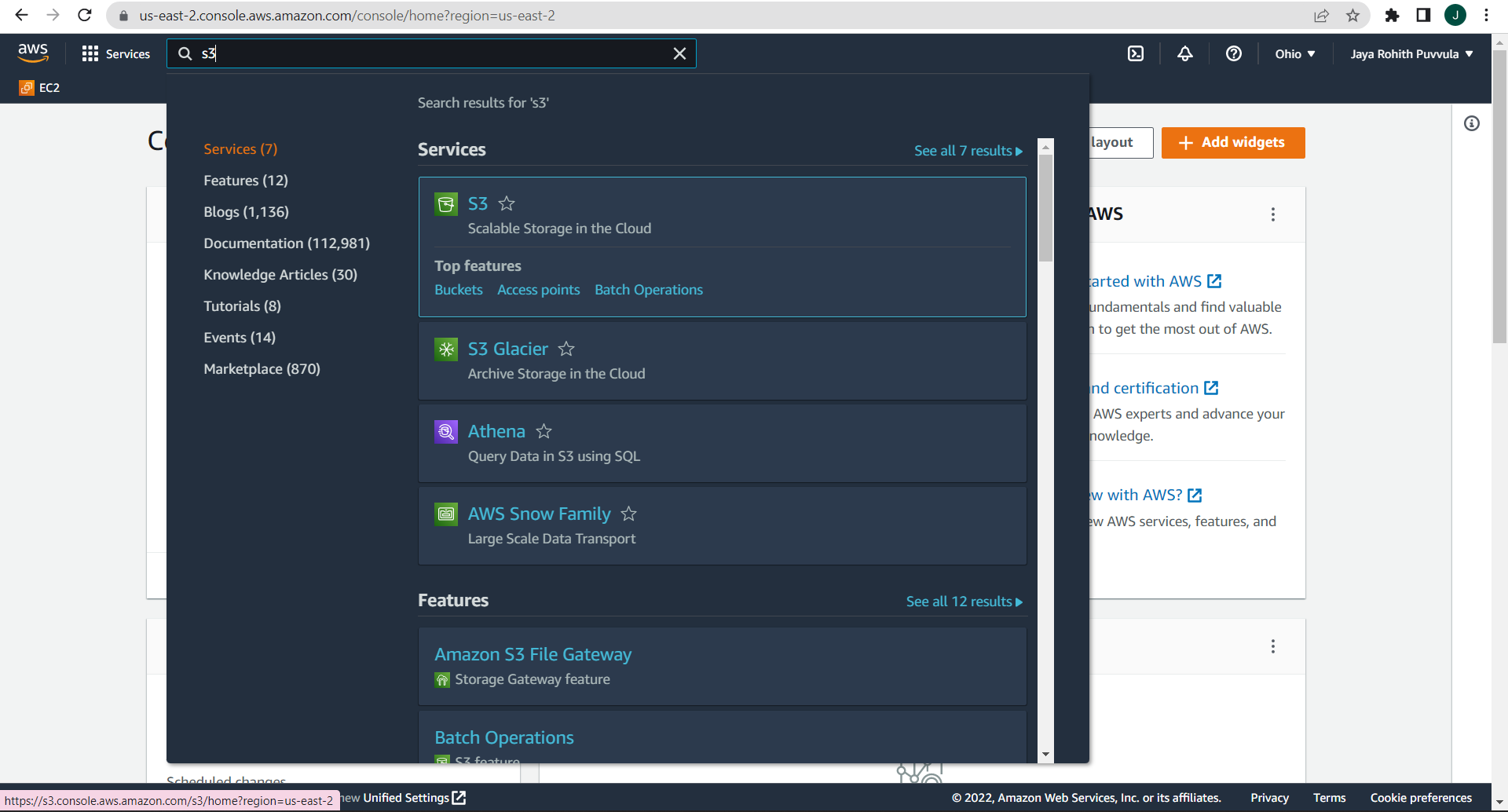 Using AWS Console to Enable Versioning UWMilwaukee Cloud Computing