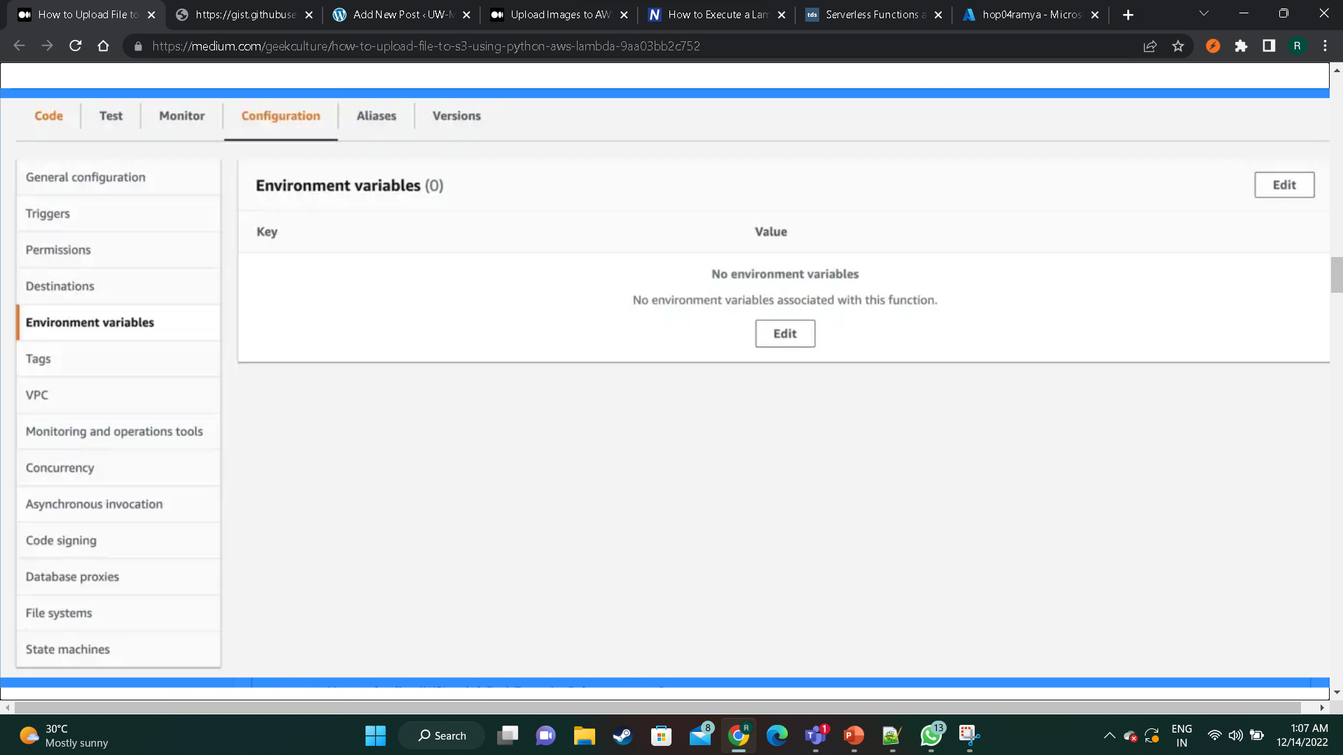 How to Upload File to S3 using Python AWS Lambda UWMilwaukee Cloud Computing