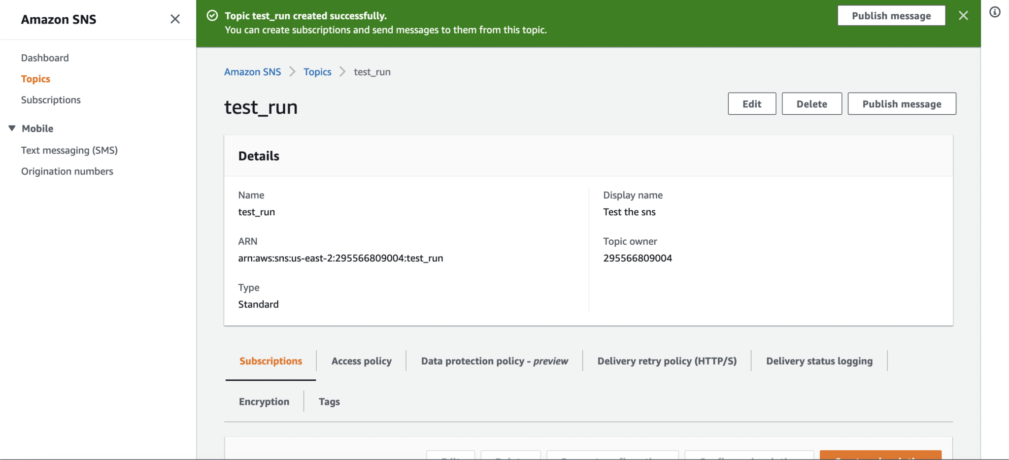 Trigger Lambda Function Using Amazon EventBridge and Configure Alert