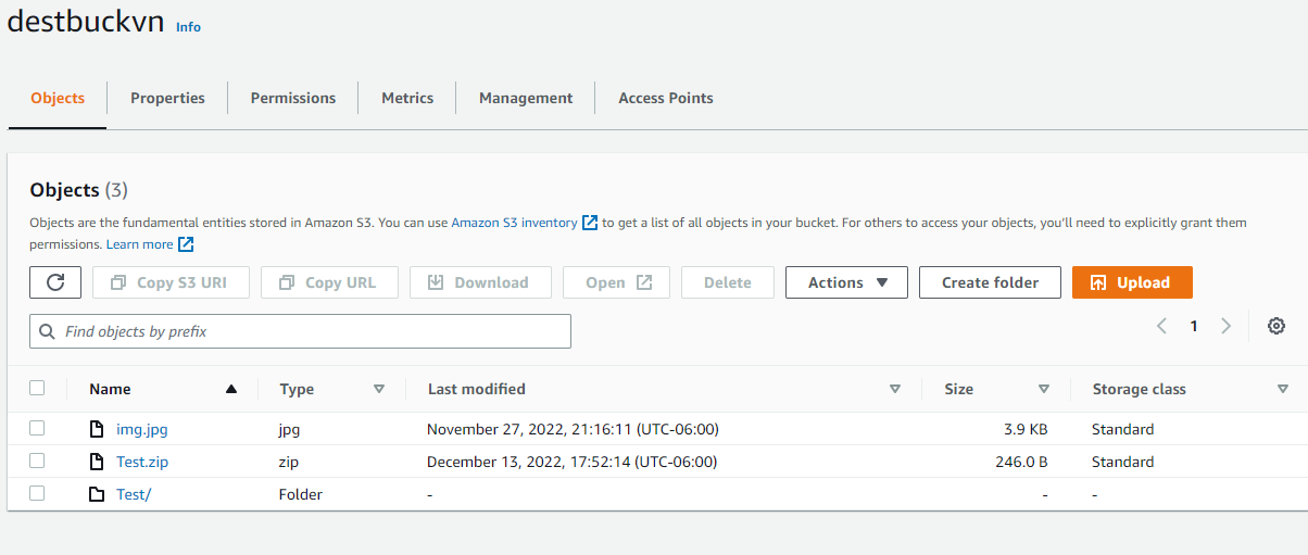 Extract Zip files in an S3 bucket using the Lambda function UWMilwaukee Cloud Computing